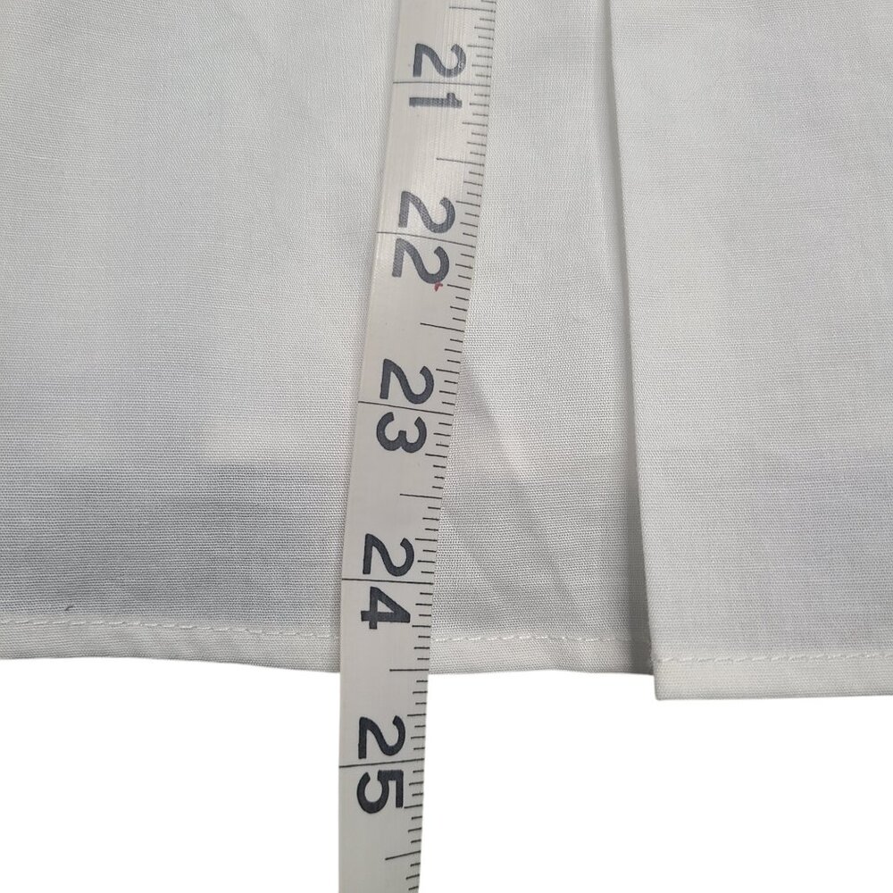 🔥Sale - Peck & Peck Collection White with Black Embroidery Blouse XL - Picture 11 of 11